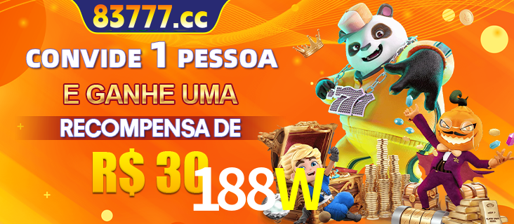 Banner institucional da 188W sobre parceria de marcas e criação de uma marca de excelência, apresentando os mascotes de jogos populares como o Fortune Tiger.